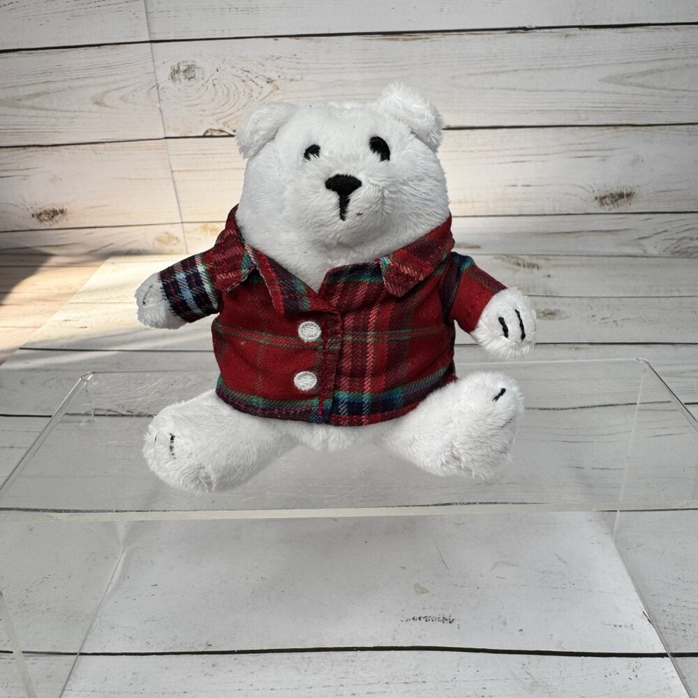 Target Holiday Limited Edition Circle Member White Bear Plush Stuffed Animal #4‎